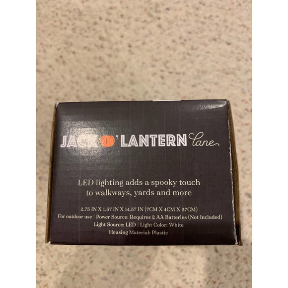 Halloween White ghost pathway jack o lantern lane lights Spooky Decor Outdoor - Picture 10 of 10